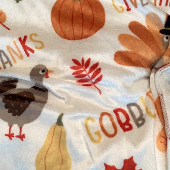 Let’s talk turkey with this beautiful turkey blanket. - Picture 2 of 6